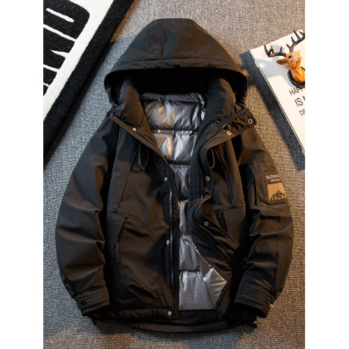 HPCP加厚防風沖鋒衣外套男士秋冬潮牌保暖白鴨絨羽絨服外套男冬季 HPCP加厚防風沖鋒衣外套男士秋冬潮牌保暖白鴨絨羽絨服外套男冬季