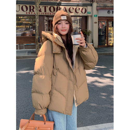 白色短款羽絨服女冬季2025新款小個子棉服保暖厚外套女款冬裝女裝 白色短款羽絨服女冬季2025新款小個子棉服保暖厚外套女款冬裝女裝