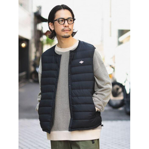 DANTON日系簡約徽標內膽背心羽絨服 男女款冬季保溫馬甲外套 DANTON日系簡約徽標內膽背心羽絨服 男女款冬季保溫馬甲外套