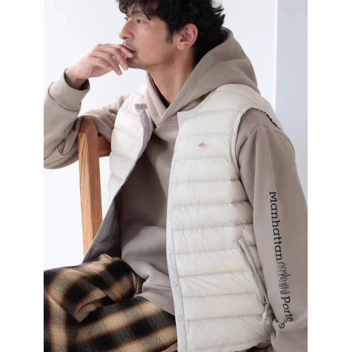 DANTON日系簡約徽標內膽背心羽絨服 男女款冬季保溫馬甲外套 DANTON日系簡約徽標內膽背心羽絨服 男女款冬季保溫馬甲外套