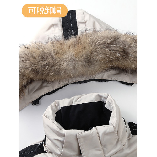 加厚羽絨服男士短款2025冬季新款潮流工裝連帽毛領保暖白鴨絨外套 加厚羽絨服男士短款2025冬季新款潮流工裝連帽毛領保暖白鴨絨外套