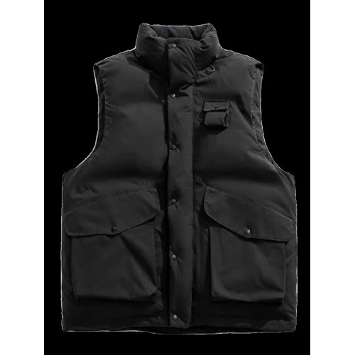 日系CityBoy工裝馬甲山系復古夾棉背心冬季保暖羽絨棉服外套男ins 日系CityBoy工裝馬甲山系復古夾棉背心冬季保暖羽絨棉服外套男ins