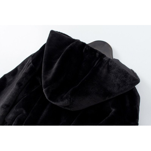 2025春秋新款可愛毛毛絨收腰高級感保暖短款加厚連帽毛茸茸外套女 2025春秋新款可愛毛毛絨收腰高級感保暖短款加厚連帽毛茸茸外套女