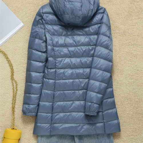 秋冬加肥加大碼輕薄羽絨服女中長款胖mm輕便外套200斤媽媽胖妹妹 秋冬加肥加大碼輕薄羽絨服女中長款胖mm輕便外套200斤媽媽胖妹妹