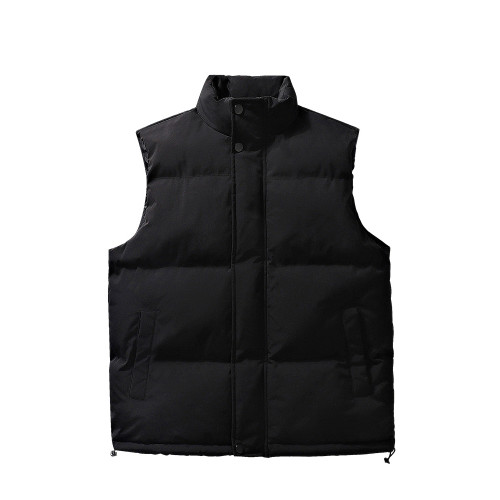 棉衣馬甲男2025春裝新款寬松立領坎肩外套潮流外穿無袖背心加厚款 棉衣馬甲男2025春裝新款寬松立領坎肩外套潮流外穿無袖背心加厚款