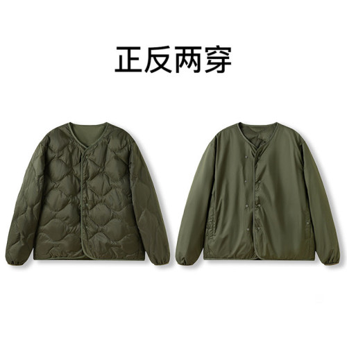 S雙面穿情侶羽絨服 山系戶外男女寬松日系輕薄冬季保暖外套羽絨服 S雙面穿情侶羽絨服 山系戶外男女寬松日系輕薄冬季保暖外套羽絨服