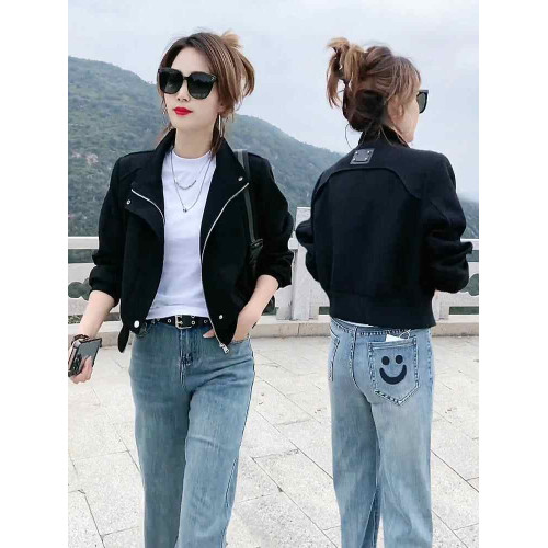 初秋新款小個子高級感棒球服短款外套女2025春秋休閒爆款夾克上衣 初秋新款小個子高級感棒球服短款外套女2025春秋休閒爆款夾克上衣