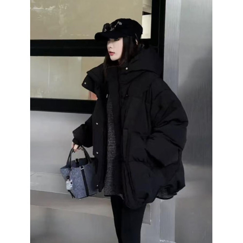 今年流行爆款外套歐貨冬季長袖設計感時尚龜背短款加厚連帽羽絨服 今年流行爆款外套歐貨冬季長袖設計感時尚龜背短款加厚連帽羽絨服