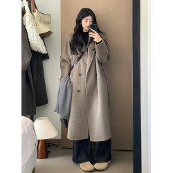 深冬呢子大衣女入冬季2025新款毛呢外套小個子獨特超好看加厚韓系