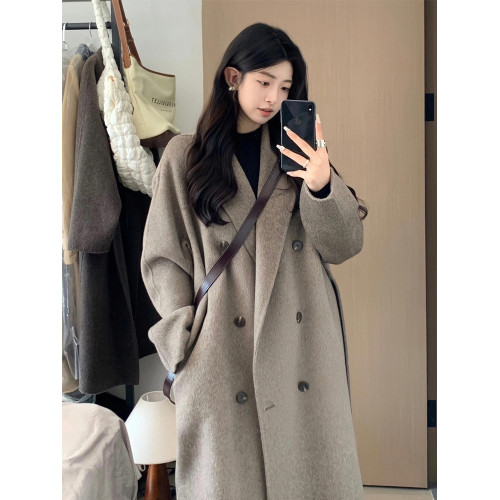 深冬呢子大衣女入冬季2025新款毛呢外套小個子獨特超好看加厚韓系 深冬呢子大衣女入冬季2025新款毛呢外套小個子獨特超好看加厚韓系