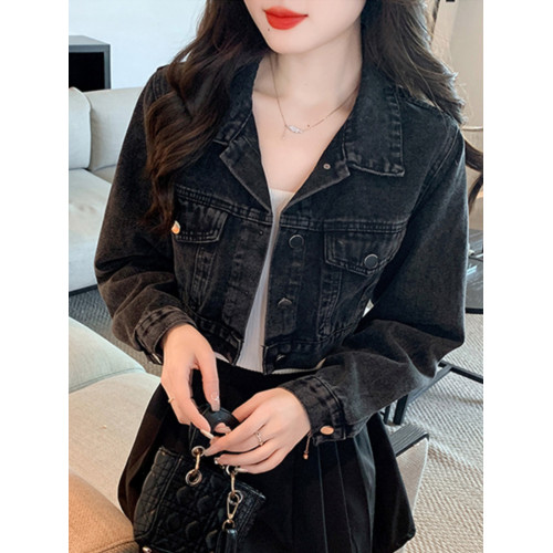 網紅炸街牛仔外套女春秋2025新款韓版百搭顯瘦短款高腰小個子上衣 網紅炸街牛仔外套女春秋2025新款韓版百搭顯瘦短款高腰小個子上衣