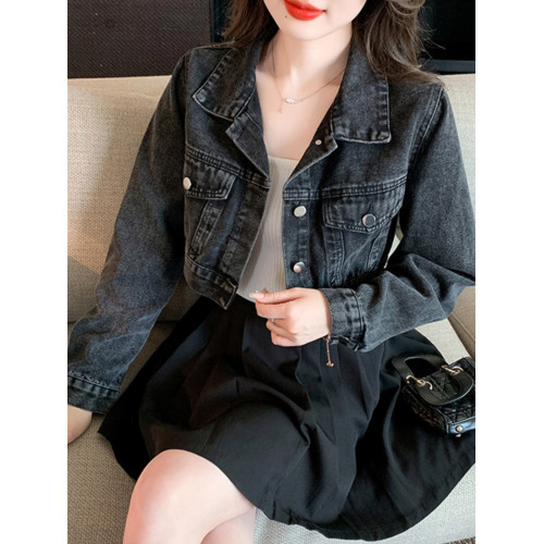 網紅炸街牛仔外套女春秋2025新款韓版百搭顯瘦短款高腰小個子上衣 網紅炸街牛仔外套女春秋2025新款韓版百搭顯瘦短款高腰小個子上衣