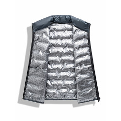 白鴨絨羽絨馬甲男女同款秋冬背心百搭禦寒石墨烯保暖上衣大碼外套