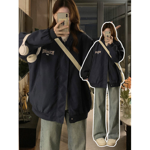 開春加厚羊羔毛絨棒球服外套女2025秋冬季新款情侶裝百搭夾克棉衣 開春加厚羊羔毛絨棒球服外套女2025秋冬季新款情侶裝百搭夾克棉衣