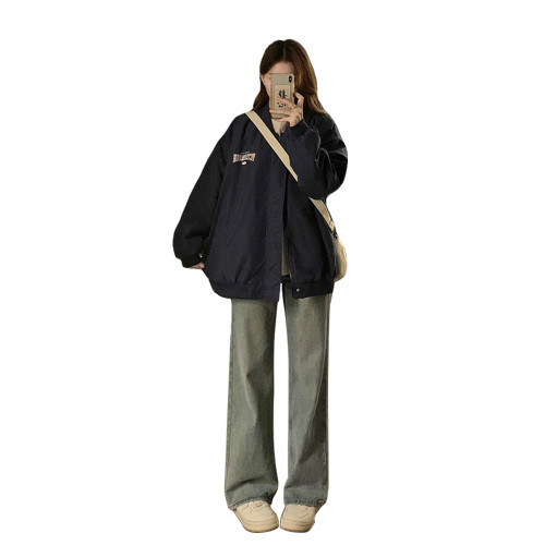 開春加厚羊羔毛絨棒球服外套女2025秋冬季新款情侶裝百搭夾克棉衣 開春加厚羊羔毛絨棒球服外套女2025秋冬季新款情侶裝百搭夾克棉衣