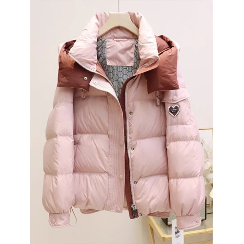 洋氣小香風羽絨棉棉服女秋冬裝多巴胺撞色輕薄白鴨絨加厚保暖外套 洋氣小香風羽絨棉棉服女秋冬裝多巴胺撞色輕薄白鴨絨加厚保暖外套