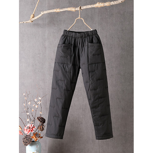 羽絨棉褲女2025外穿加厚保暖大碼修身防風休閒直筒百搭女士棉褲冬 羽絨棉褲女2025外穿加厚保暖大碼修身防風休閒直筒百搭女士棉褲冬