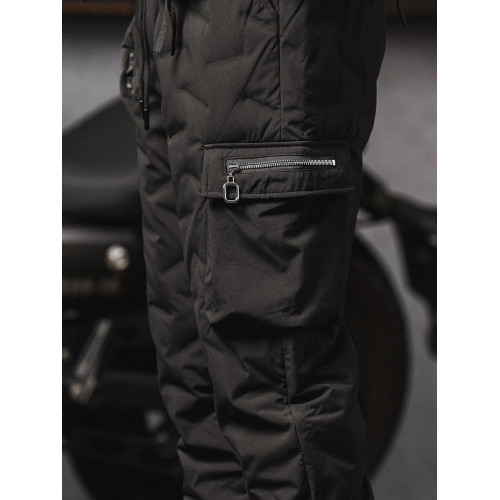 90鴨絨羽絨褲男款冬季加厚防寒外穿束腳工裝褲子女士潮牌休閒長褲 90鴨絨羽絨褲男款冬季加厚防寒外穿束腳工裝褲子女士潮牌休閒長褲