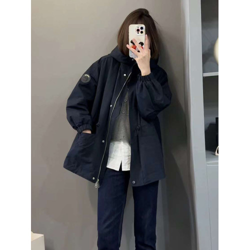 連帽沖鋒衣外套女加棉加厚中長款秋冬裝新款2025爆款顯瘦棉服上衣 連帽沖鋒衣外套女加棉加厚中長款秋冬裝新款2025爆款顯瘦棉服上衣