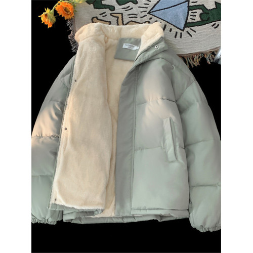 加絨加厚羽絨服男24新款保暖立領冬季外套高級感大碼寬松棉襖情侶 加絨加厚羽絨服男24新款保暖立領冬季外套高級感大碼寬松棉襖情侶