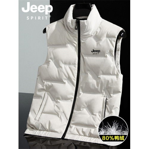 吉普JEEP SPIRIT輕薄羽絨馬甲男款秋冬季白鴨絨背心外穿馬夾外套 吉普JEEP SPIRIT輕薄羽絨馬甲男款秋冬季白鴨絨背心外穿馬夾外套