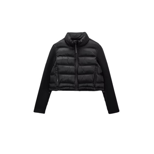 修身顯瘦小個子輕薄款羽絨棉服女2024秋冬季新款高級感拼接外套 修身顯瘦小個子輕薄款羽絨棉服女2024秋冬季新款高級感拼接外套