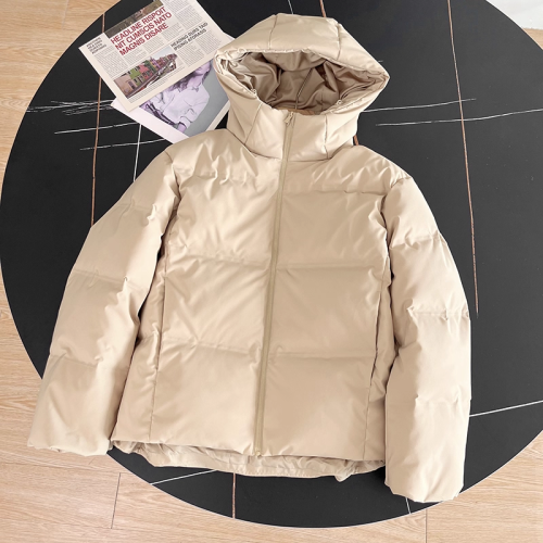 日單U+試衣間~無縫壓膠羽絨服女90白鴨絨防風防水保暖連帽外套 日單U+試衣間~無縫壓膠羽絨服女90白鴨絨防風防水保暖連帽外套