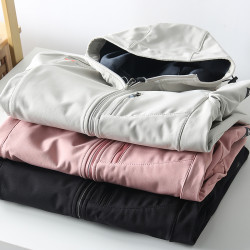 RUNNING軟殼衣！夜視反光拉鍊！秋冬女士戶外運動休閒外套潮