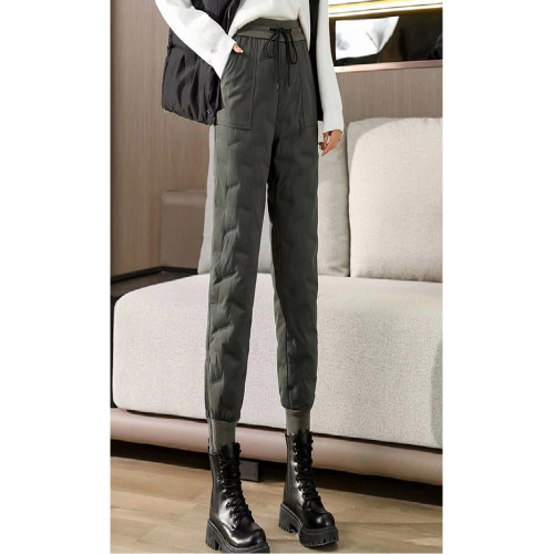 高級羽絨褲女冬季外穿2023新款時尚保暖加厚零下40度防寒寬松棉褲 高級羽絨褲女冬季外穿2023新款時尚保暖加厚零下40度防寒寬松棉褲