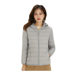 【連帽款】U家同 女士輕薄羽服內膽 百搭保暖外套外穿內搭