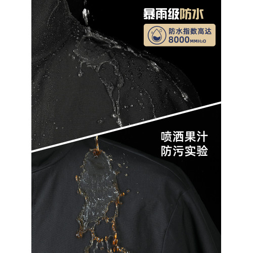 防風防水沖鋒衣女秋冬季三合一可拆卸內膽戶外徒步登山服夾克外套 防風防水沖鋒衣女秋冬季三合一可拆卸內膽戶外徒步登山服夾克外套