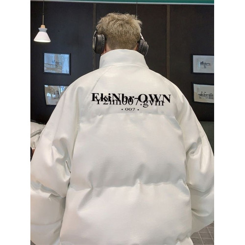 國潮PU皮羽絨服男款冬季寬松痞帥美式潮牌百搭加厚保暖棉服外套 國潮PU皮羽絨服男款冬季寬松痞帥美式潮牌百搭加厚保暖棉服外套