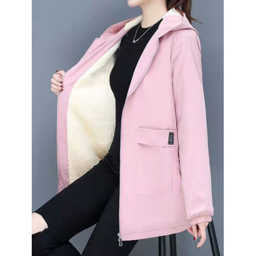 300斤特大碼女裝洋氣風衣秋冬新款中年媽媽休閒秋裝加絨加厚外套