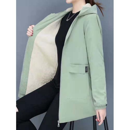 300斤特大碼女裝洋氣風衣秋冬新款中年媽媽休閒秋裝加絨加厚外套