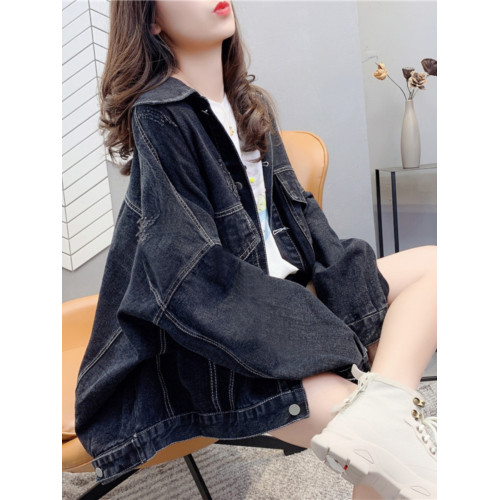 早秋網紅炸街牛仔外套女春秋季2025新款韓版寬松港風復古百搭上衣 早秋網紅炸街牛仔外套女春秋季2025新款韓版寬松港風復古百搭上衣