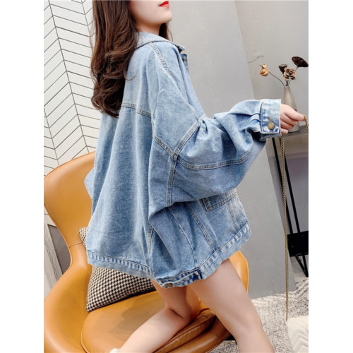 早秋網紅炸街牛仔外套女春秋季2025新款韓版寬松港風復古百搭上衣 早秋網紅炸街牛仔外套女春秋季2025新款韓版寬松港風復古百搭上衣