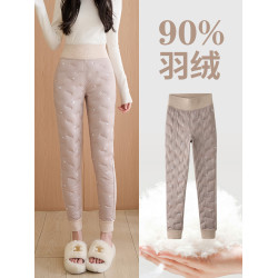 羽絨褲女內穿冬季2025新款東北特厚白鴨絨加絨加厚抗寒內膽保暖褲