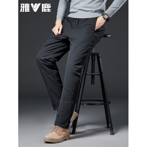 雅鹿羽絨褲男外穿中老年人加厚保暖鴨絨防風高腰加長寬松大碼棉褲 雅鹿羽絨褲男外穿中老年人加厚保暖鴨絨防風高腰加長寬松大碼棉褲