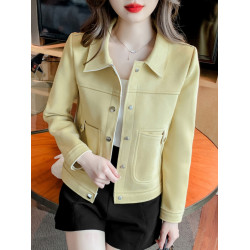 小香風夾克短外套女秋裝2025早秋季新款上衣百搭休閒小個子高級感