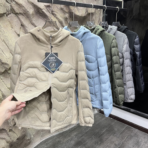 怒清！廻撤訂單！分倉全壓膠！冬季男士輕量化防水透氣保暖羽絨服