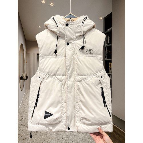 2025冬季鳥家男士羽絨馬甲連帽加厚潮白鴨絨馬夾情侶保暖坎肩外套 2025冬季鳥家男士羽絨馬甲連帽加厚潮白鴨絨馬夾情侶保暖坎肩外套