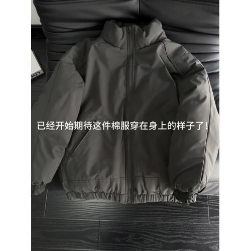 cleanfit深灰色飛行夾克羽絨棉服男款冬季立領棒球服美式棉衣外套 cleanfit深灰色飛行夾克羽絨棉服男款冬季立領棒球服美式棉衣外套