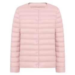 la samanna佟麗婭明星同款輕薄羽絨服短款女2025冬新款修身高級感