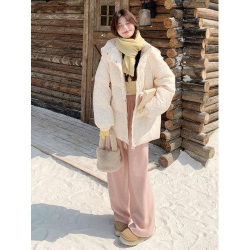 超好看碎花羽絨服女2025新款韓系甜美小個子白鴨絨加厚麵包服外套 超好看碎花羽絨服女2025新款韓系甜美小個子白鴨絨加厚麵包服外套
