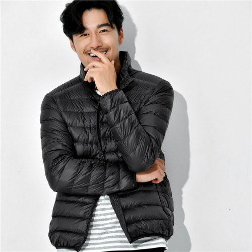 2025秋冬新款男士時尚簡約輕薄立領羽絨服潮流男裝輕便休閒外套潮 2025秋冬新款男士時尚簡約輕薄立領羽絨服潮流男裝輕便休閒外套潮