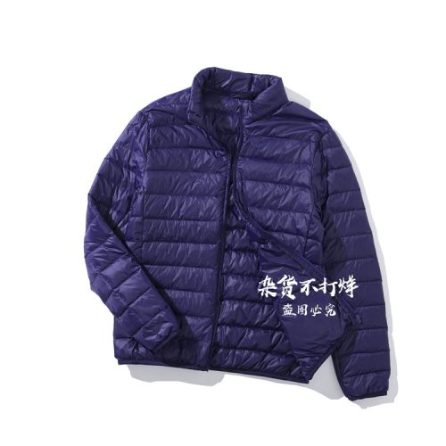 2025秋冬新款男士時尚簡約輕薄立領羽絨服潮流男裝輕便休閒外套潮