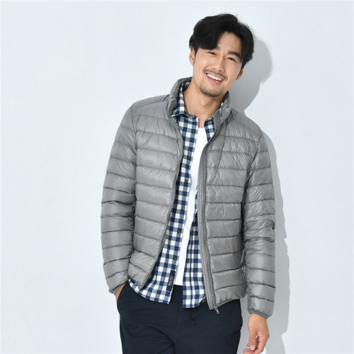 2025秋冬新款男士時尚簡約輕薄立領羽絨服潮流男裝輕便休閒外套潮 2025秋冬新款男士時尚簡約輕薄立領羽絨服潮流男裝輕便休閒外套潮