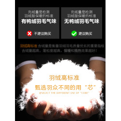 羽絨服男秋冬季2025新款帥氣加厚工裝襯衫翻領冬天裝潮牌鴨絨外套