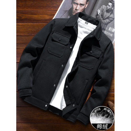 羽絨服男秋冬季2025新款帥氣加厚工裝襯衫翻領冬天裝潮牌鴨絨外套 羽絨服男秋冬季2025新款帥氣加厚工裝襯衫翻領冬天裝潮牌鴨絨外套