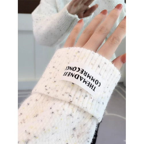 2025年新款爆女士慵懶風雪尼爾高領毛衣女秋冬套頭加厚寬松打底衫 2025年新款爆女士慵懶風雪尼爾高領毛衣女秋冬套頭加厚寬松打底衫